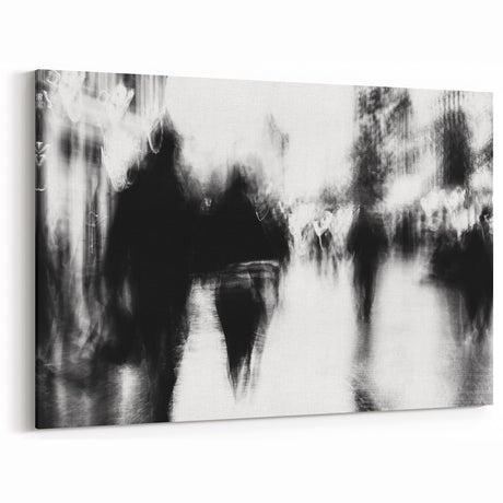 Modern Urban Landscape Art - Abstract City Motion Print