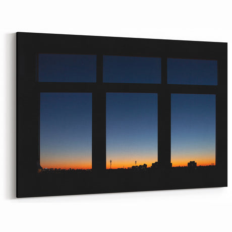 Metropolitan Photography Art – Urban Sunset Cityscape Print