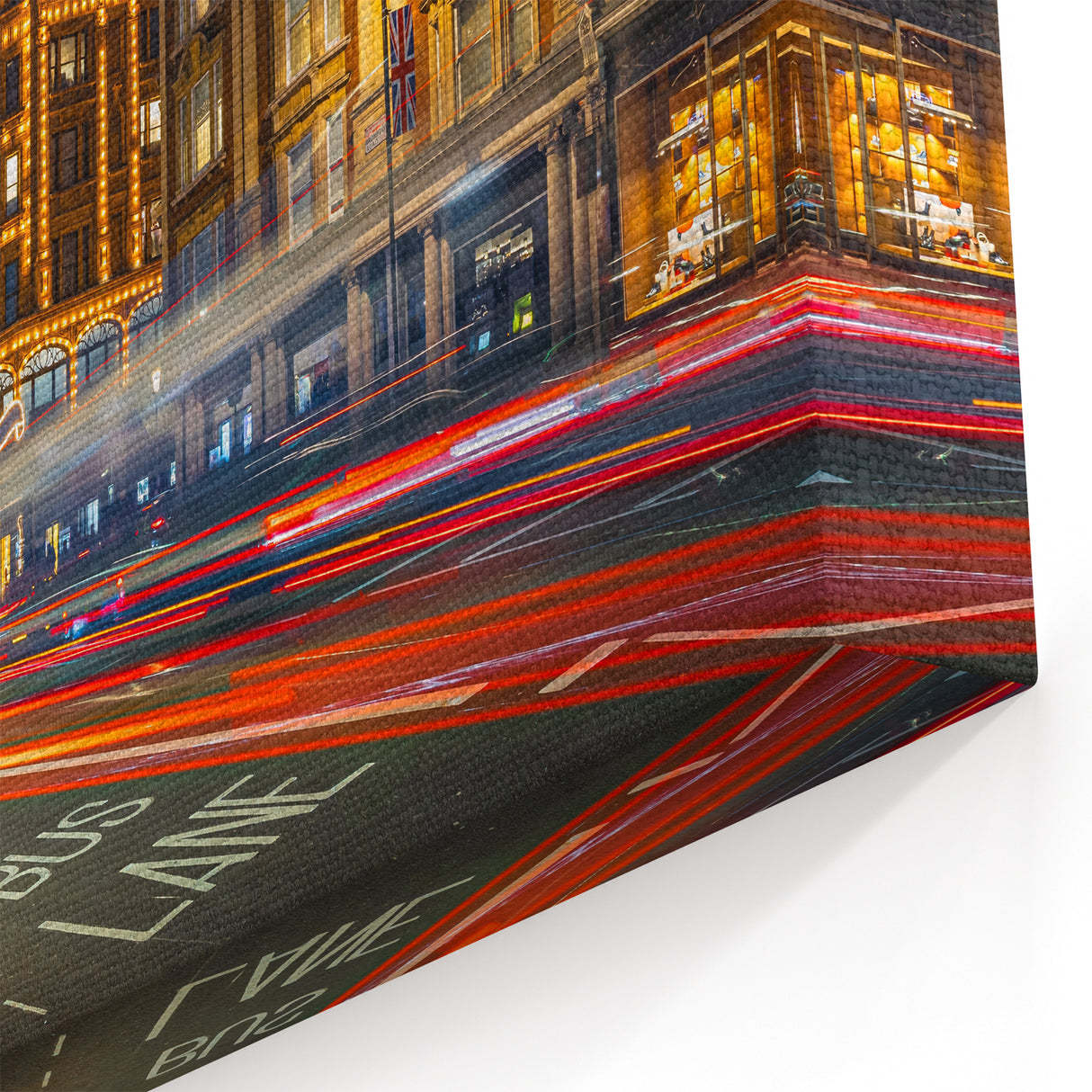 Contemporary City Wall Decor – London Street Night Photography