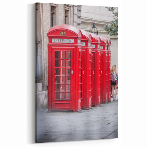 Cityscape Photography Prints – Iconic London Red Telephone Booths
