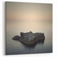 Minimalist Coastal Landscape Art – Serene Ocean Rock Scene Print