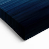 Minimalist Coastal Landscape Art – Wooden Pier Over Calm Blue Sea