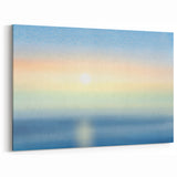 Black and White Minimalist Landscapes – Soft Coastal Horizon Glow