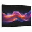 Celestial Drift – Fluid Abstract Wall Art with Fiery Motion