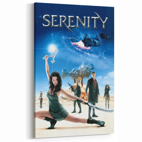 2000s Vintage Movie Posters - Serenity Sci-Fi Action Wall Art