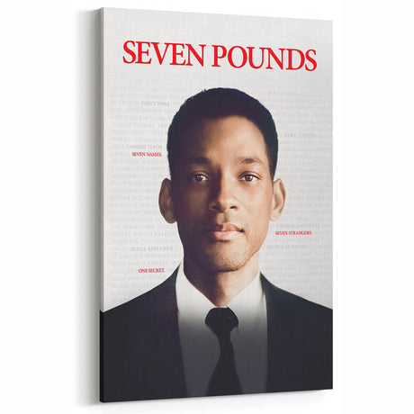 2000s Vintage Movie Posters - Seven Pounds Emotional Film Art