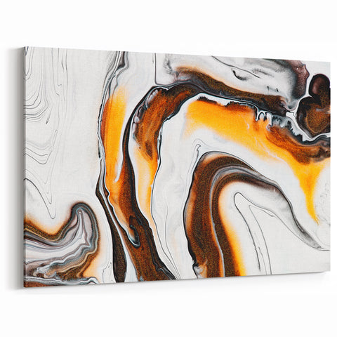 Abstract Fluid Canvas Art - Contemporary Fluid Art Pieces Decor