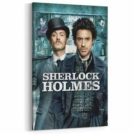 2000s Vintage Movie Posters - Sherlock Holmes Mystery Film Art