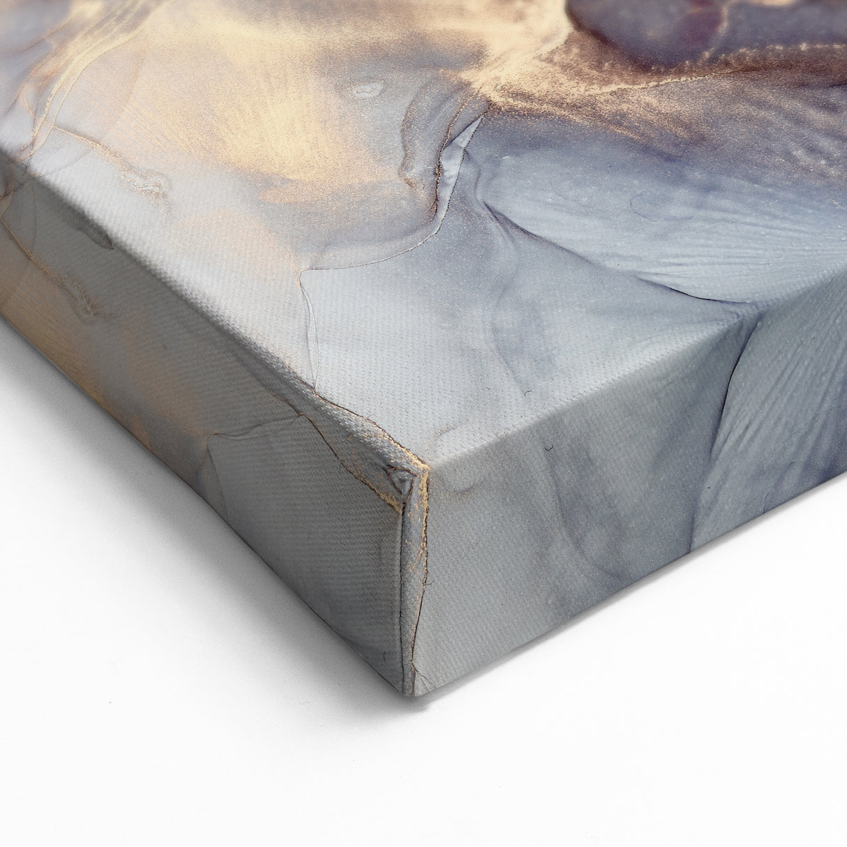 Fluid Acrylic Wall Decor - Violet Abstract Fluid Canvas Art Prints