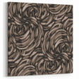 Earthen Harmony Abstracts - Swirling Organic Line Art in Black and Beige