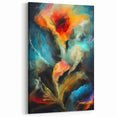 Contemporary Fluid Art Pieces - Abstract Fluid Canvas Art Multicolor