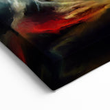 Contemporary Fluid Art Pieces - Abstract Fluid Canvas Art Multicolor
