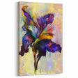 Modern Fluid Art Prints - Fluid Abstract Wall Art in Purple & Gold