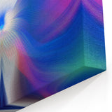 Contemporary Fluid Art Pieces in Blue and Magenta - Fluid Abstract Art Collection