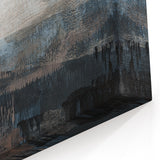Earthen Harmony Abstracts - Tranquil Landscape Art in Brown and Gray