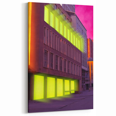 Cityscape photography prints – Vibrant modern urban wall decor