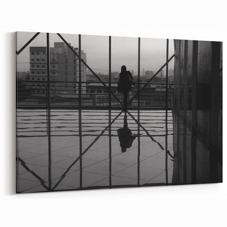 Metropolitan photography art – Reflective modern city silhouette
