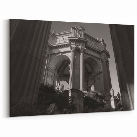 Urban scenery wall art – Elegant classical city architecture print