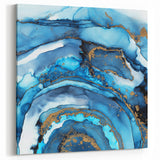 Fluid Abstract Art Collection - Modern Fluid Art Prints in Pink & Gray