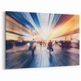 Metropolitan photography art – Abstract urban rush hour print