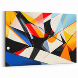 Geometric Abstract Art Print – Bold High-Contrast Wall Decor