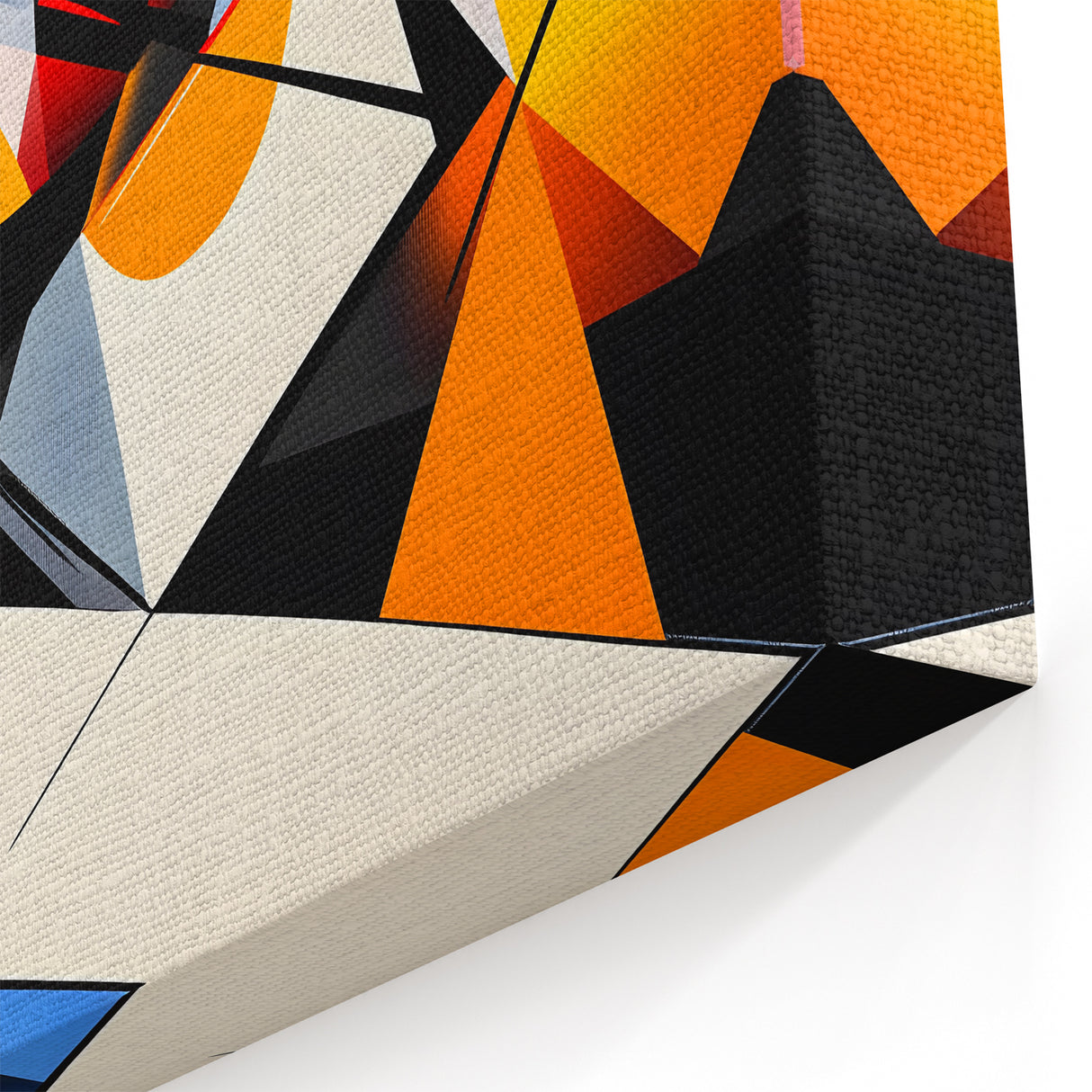 Geometric Abstract Art Print – Bold High-Contrast Wall Decor