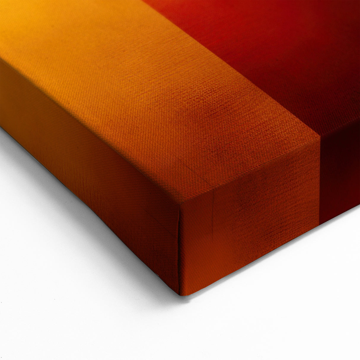 Color Block Abstract Wall Art – Modern Sunset Glow Illustration