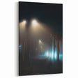 Metropolitan Photography Art – Foggy City Street Light Scene