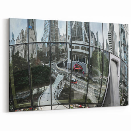 Cityscape Photography Prints – Urban Reflections Glass Skyline