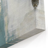 Earthen Harmony Abstracts - Modern Abstract Art in Teal and Black