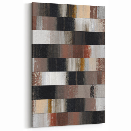 Earthen Harmony Abstracts – Neutral Earth Tone Modern Abstract Wall Art