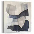 Modern Abstract Wall Art – Linear Terrain in Gray, Black & White