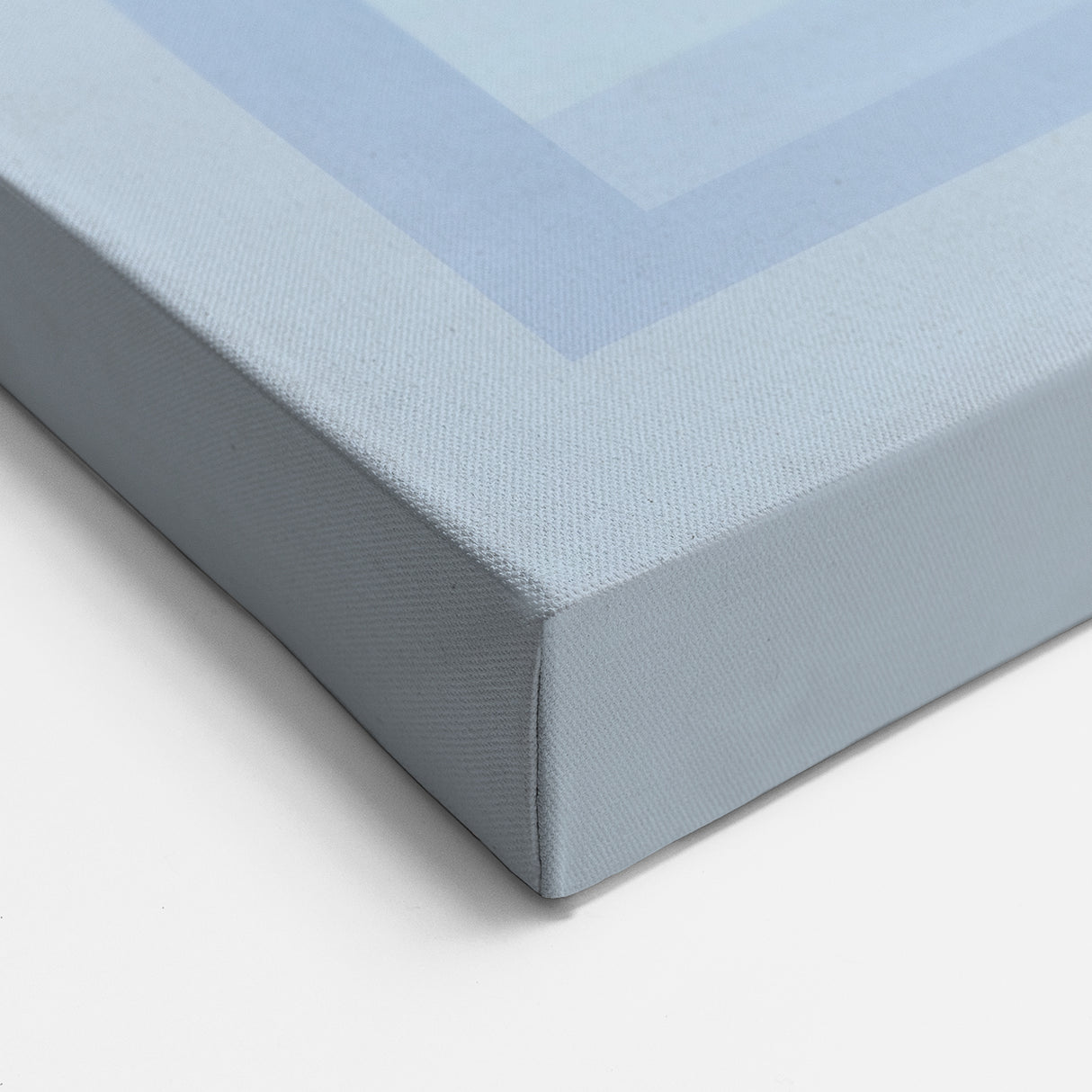 Geometric Abstract Wall Decor – Radiant Depth in Sky & Royal Blue