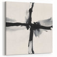 Contemporary Abstract Canvas – Minimal Cross Expression