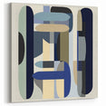 Contemporary Abstract Canvas – Structured Geometric Balance