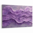 Contemporary Abstract Art Pieces – Lavender & Plum Wave Texture