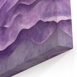Contemporary Abstract Art Pieces – Lavender & Plum Wave Texture