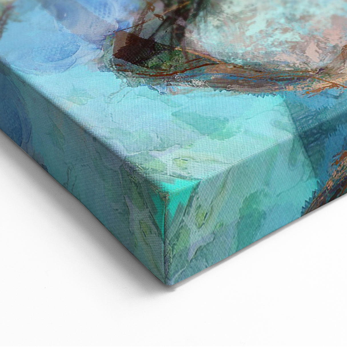 Modern Abstract Canvas Prints – Dreamlike Face in Earth Tones