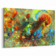 Bold Abstract Wall Art with Vivid Swirls – Large Modern Canvas Print