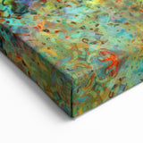 Bold Abstract Wall Art with Vivid Swirls – Large Modern Canvas Print