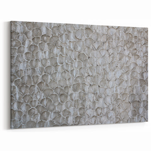 Modern Abstract Canvas Prints with Textured Petal Pattern – Neutral Art