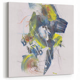Vibrant Brushstroke Expression – Colorful Abstract Wall Hanging