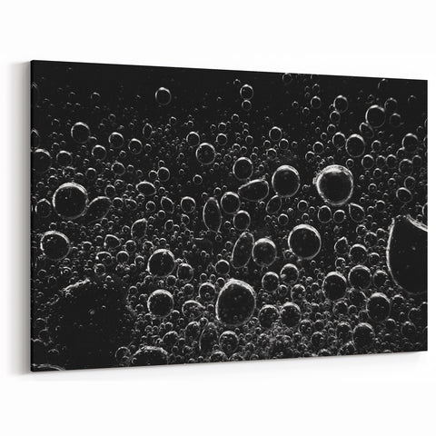 Floating Bubble Abstraction – High-Contrast Abstract Photography