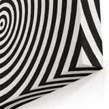 Hypnotic Spiral Illusion – Geometric Abstract Art Print