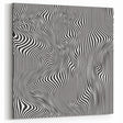 Wavy Monochrome Illusion – Geometric Abstract Art Prints
