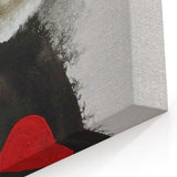 Minimal Ink Swirl Balance – Large Abstract Wall Decor for Calm Spaces