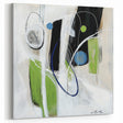 Minimalist Abstract Wall Art – Green, Black, and Blue Geometry