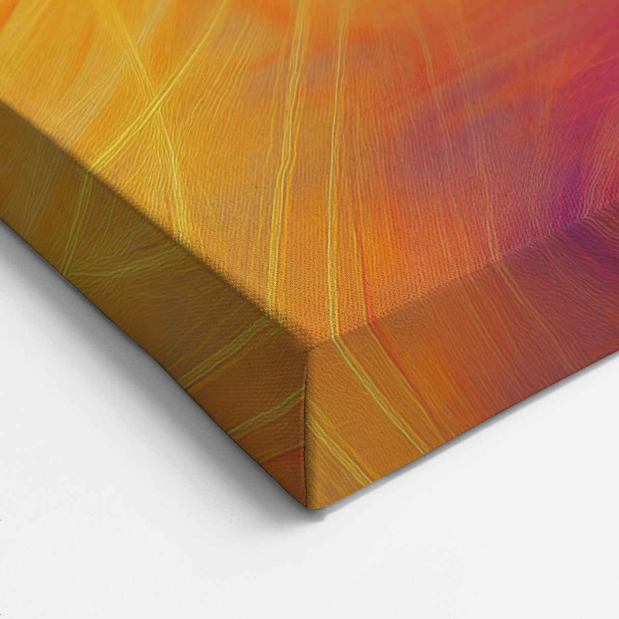 Colorful Abstract Wall Art – Yellow, Orange, and Violet Light Flow