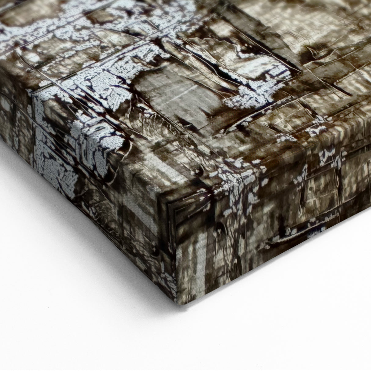 Earthen Harmony Abstracts - Earth Tone Art with Textured Layers