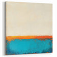 Colorful Abstract Wall Art – Coastal Horizon in Bold Texture